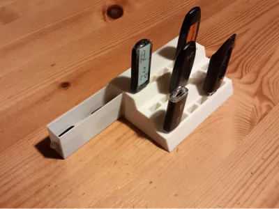 Drawer and extension for stick holder