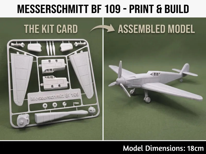 Airplane KIT CARD - Fighter Aircraft
