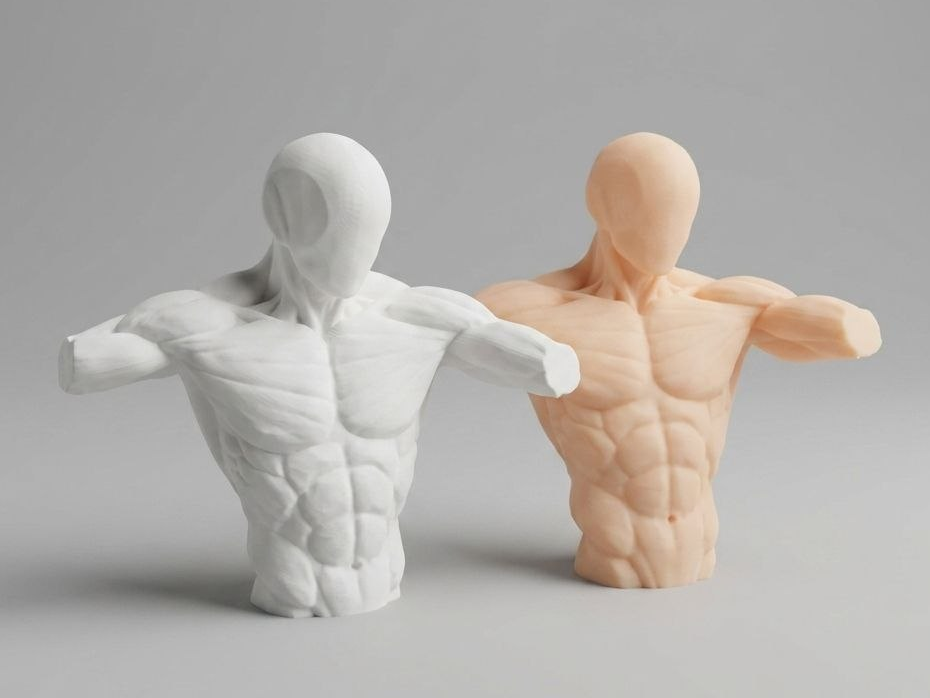 Stylized Male Muscular Torso  |  Anatomy Reference
