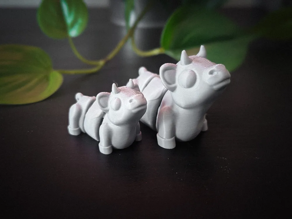 Flexi Cow - Free 3D Print Model - MakerWorld