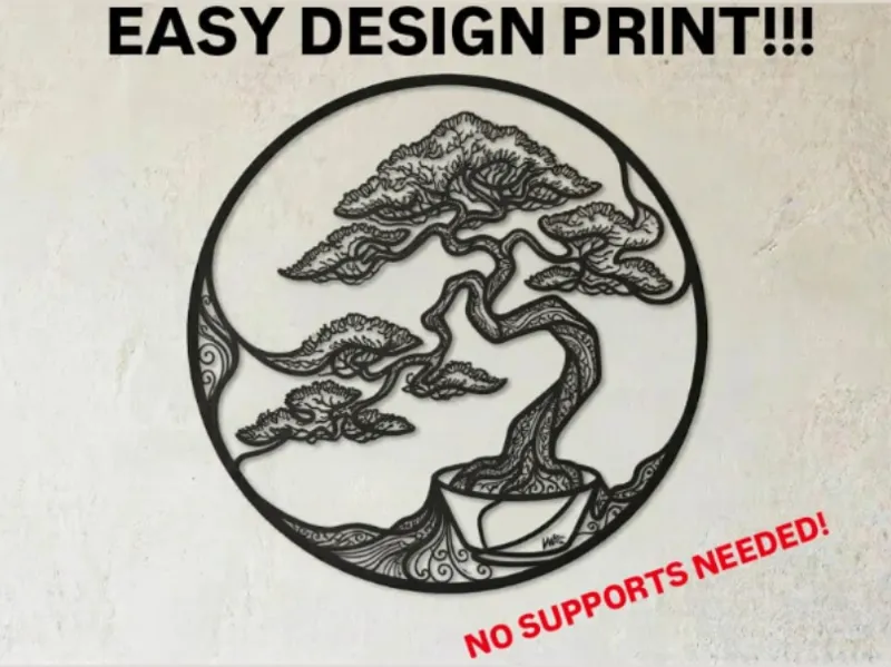 Bonsai Wall Art Fineline