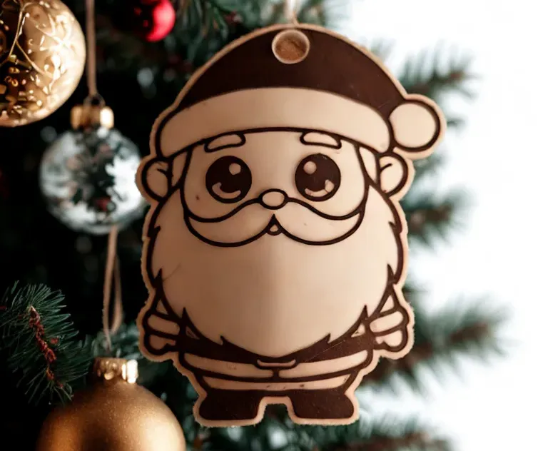 Cute Christmas Santa Ornament