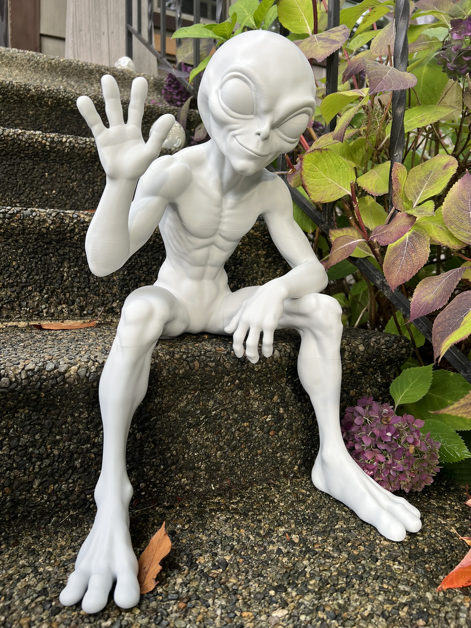 The GREETER - STEP SITTER (Alien Scout Team) - 1