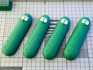 Pickle Rick Fridge Magnets