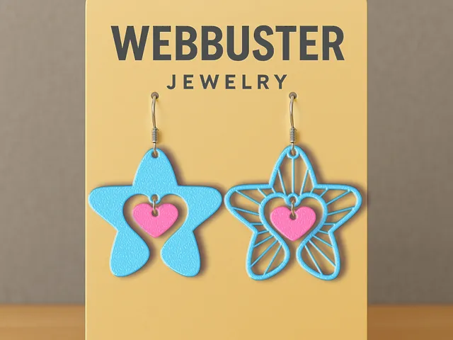 Stellar Heart Earrings