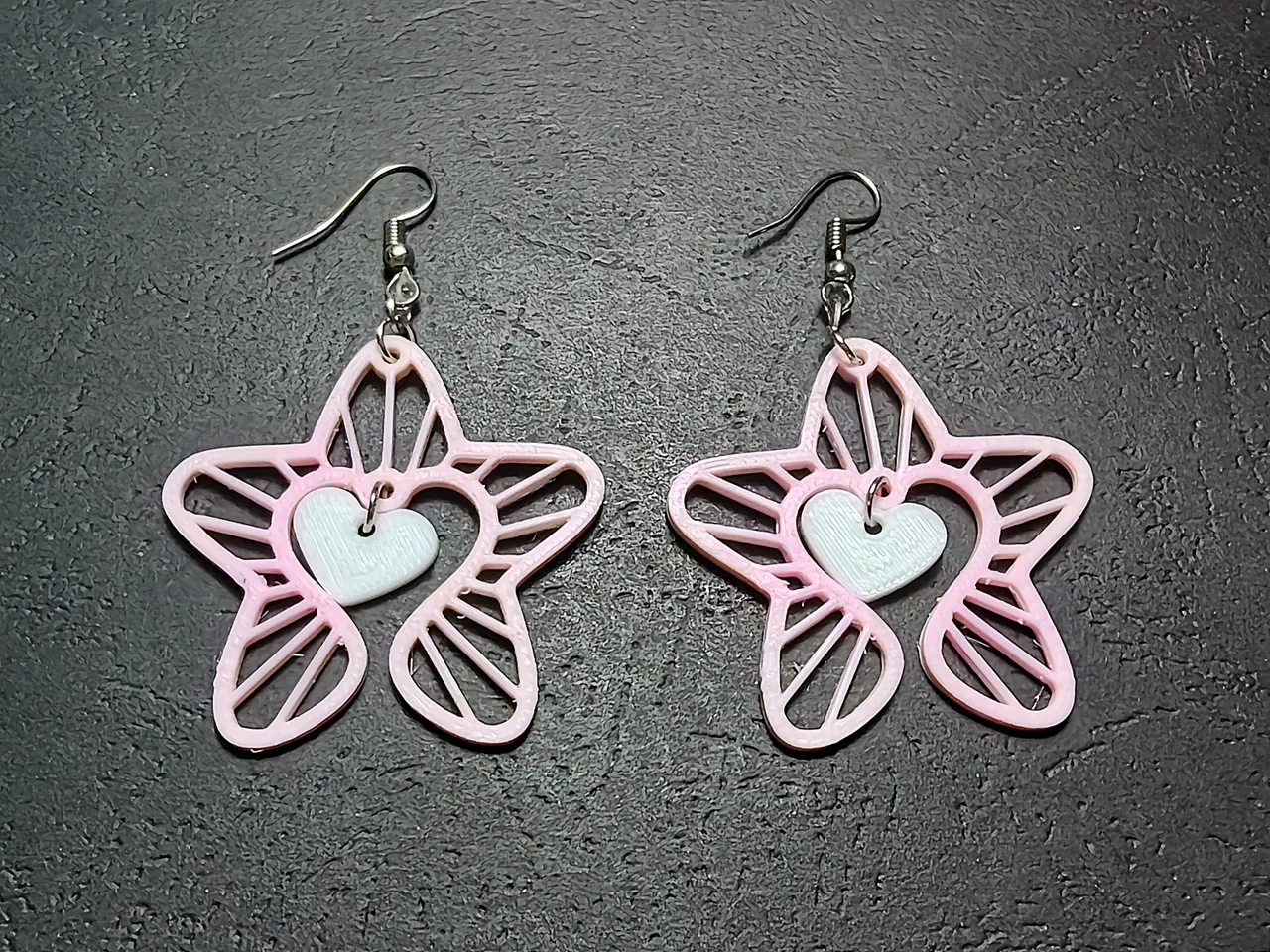Stellar Heart Earrings view 3
