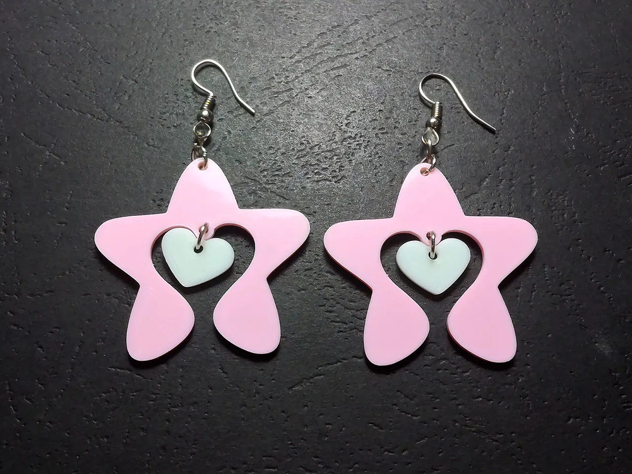 Stellar Heart Earrings view 2