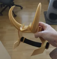 PRESIDENT LOKI CROWN WITH HOLES FOR 30MM ELASTIC BAND