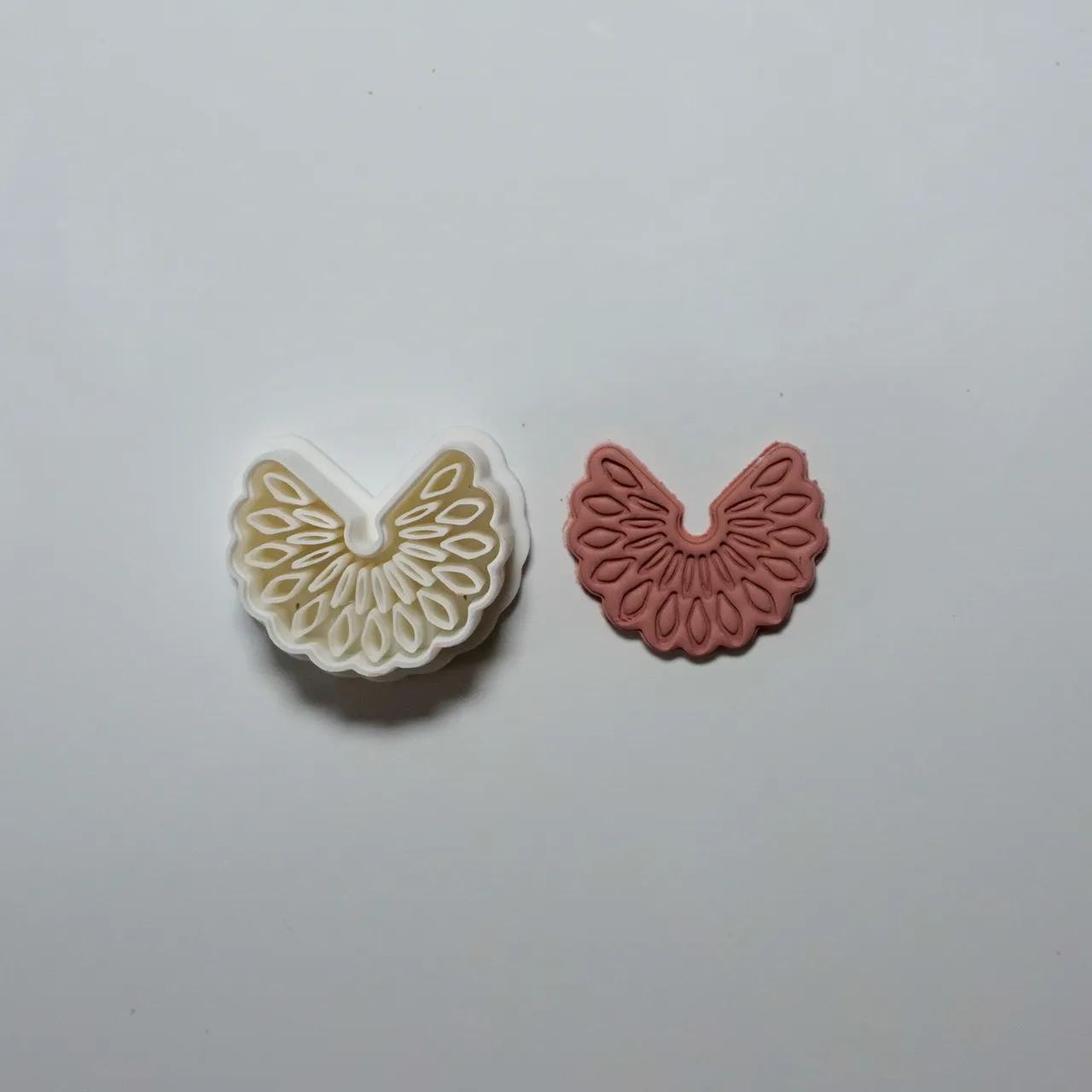 Ornamental Polymer Clay Cutter Earrings Necklace view 2