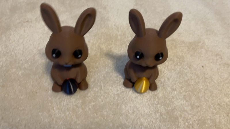 Adorable Bobblehead Bunny