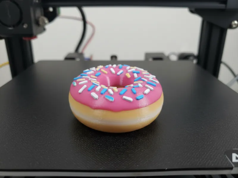 Round Donut-printable only one colour