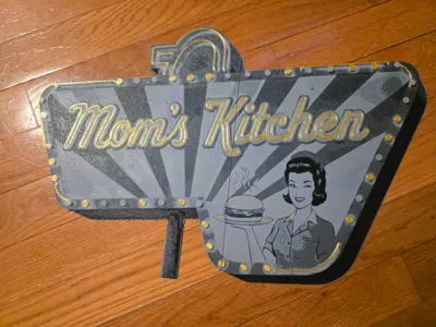 Mom's Kitchen Wall Decal - HueForge