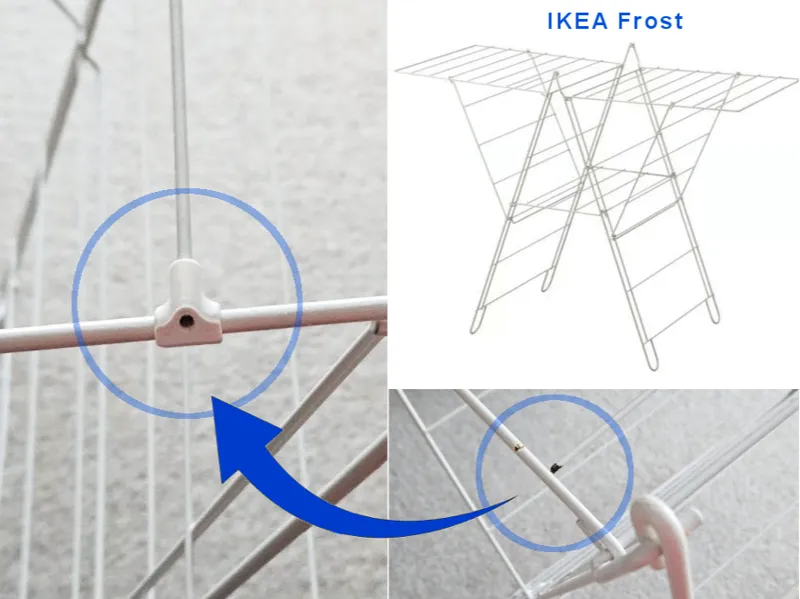 IKEA Frost Drying Rack - fixing string