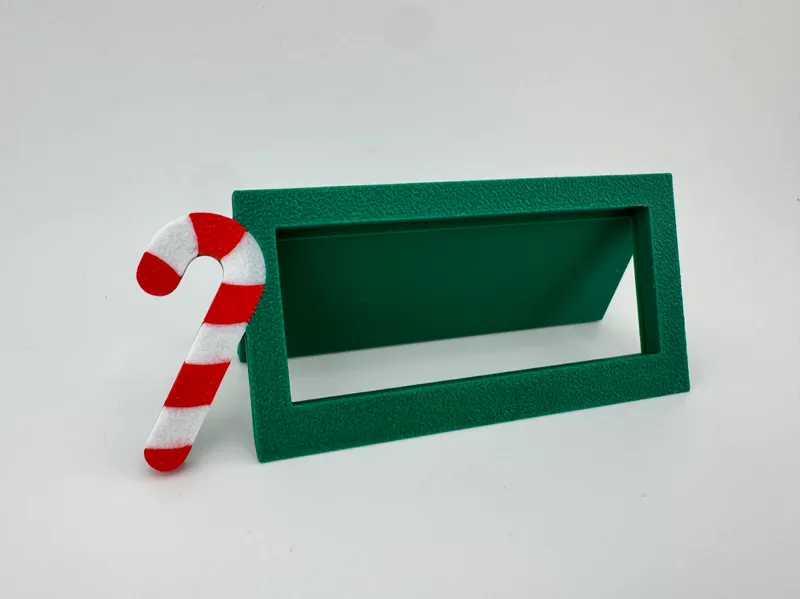 Winter Tent-Card - Candy Cane
