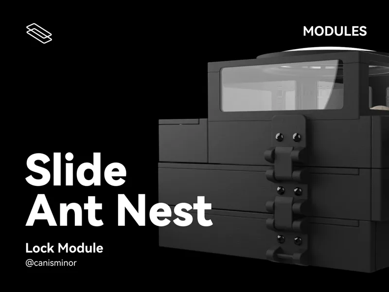 Slide Ant Nest - Lock Module