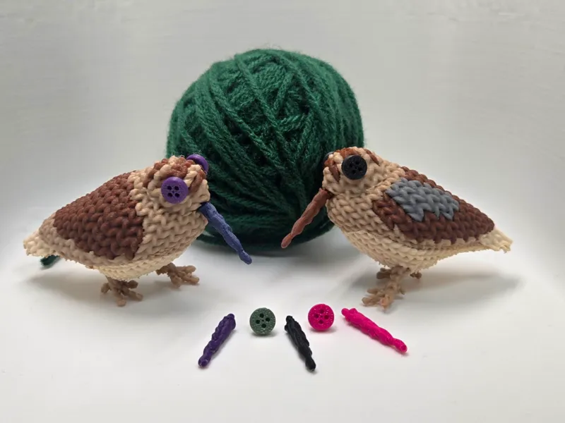 Knitted American Woodcock - Customizable