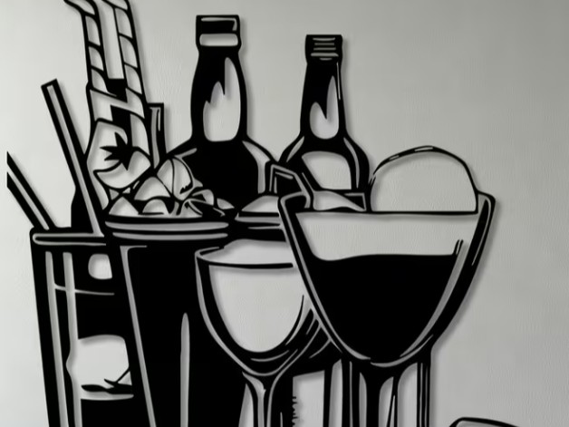 Cocktail Bar Wall Art | Modern Decor