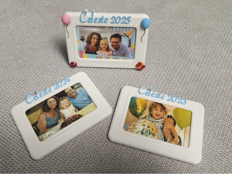 Cornice foto compleanno 2x3 inch polaroid