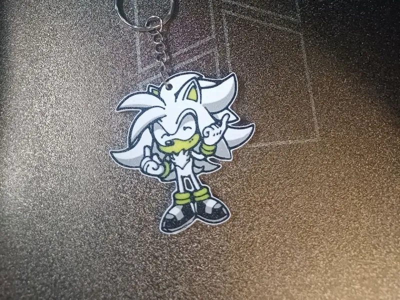 Silver keychain
