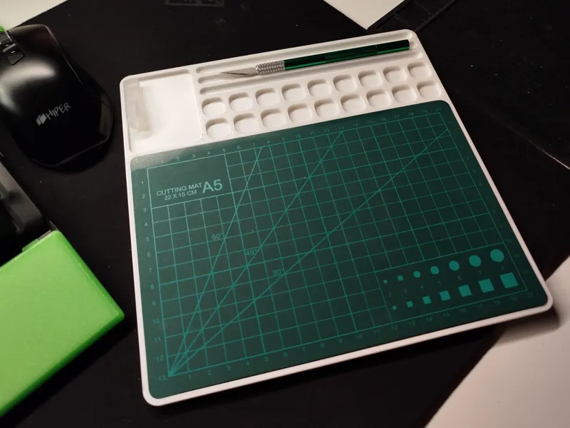 TPU A5 Cutting Mat Organizer