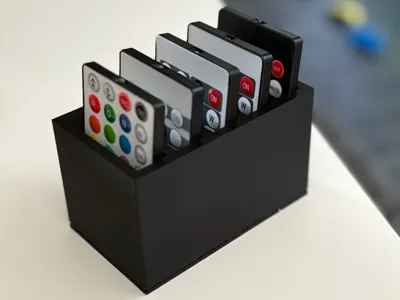 5-Slot LED Remote Control Holder