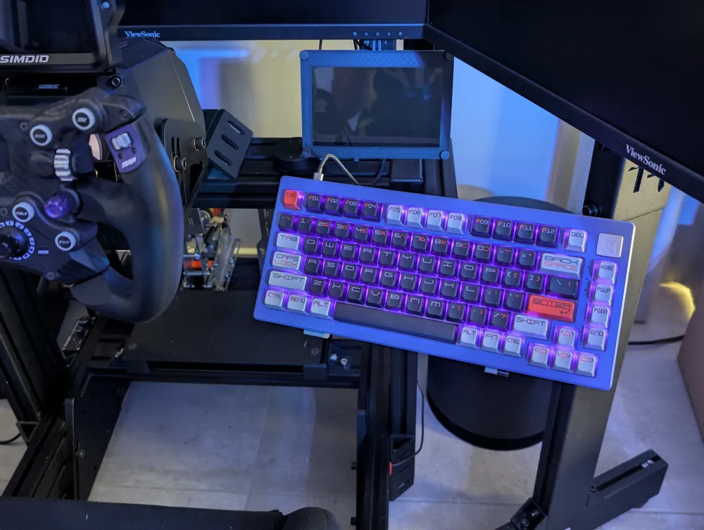 Sim Rig Keyboard Mount - Free 3D Print Model - MakerWorld