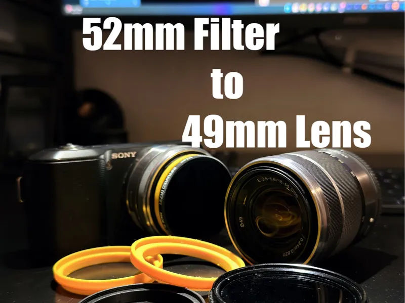 Photo Filter Adapter 49-52mm - StepUP ring
