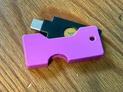 YubiKey 5C NFC Cover - No Keychain Required