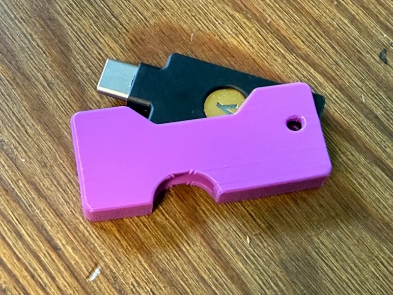 YubiKey 5C NFC Cover - No Keychain Required