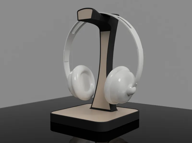 Elegant Headphone Stand Customizable