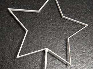 Star with Stand and Battery Box for String Lights