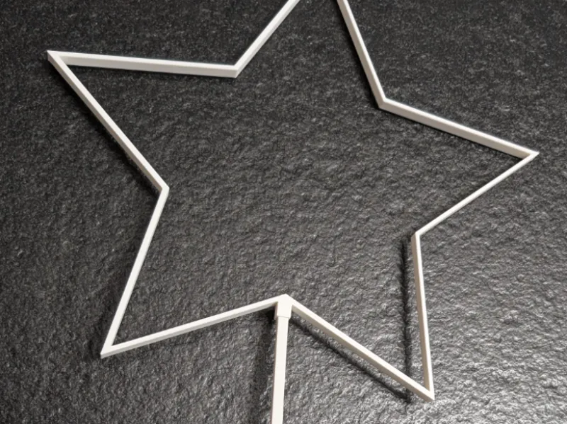 Star with Stand and Battery Box for String Lights
