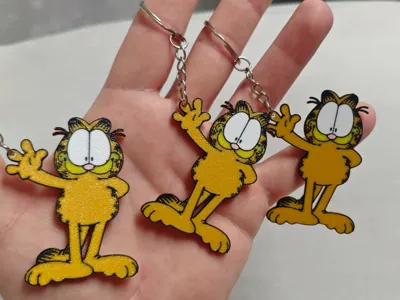 Garfield Keychain