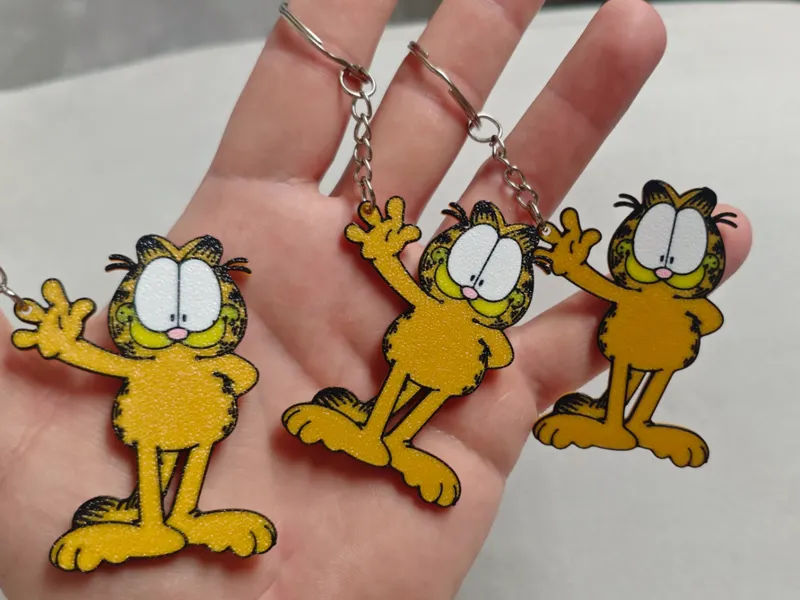 Garfield Keychain