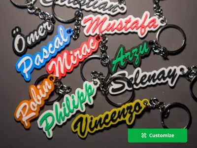 Customizable Keychain