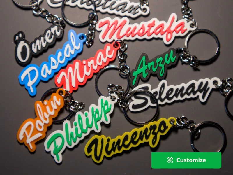 Customizable Keychain