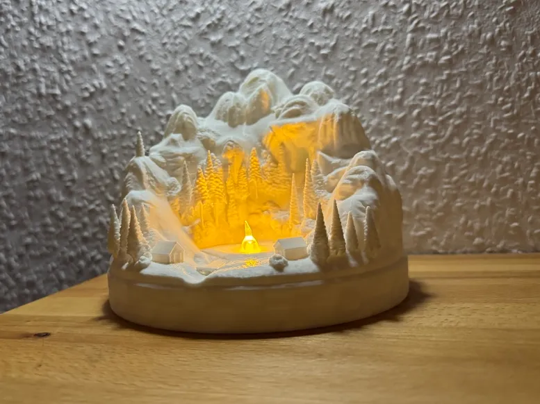 Cozy Mountain Diorama