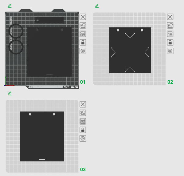 Miniatura 2 do modelo 3D 拍立得相册 翻页台历收纳 富士instax mini / square album