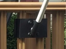 Flag holder - 1.25" spindles 3" apart