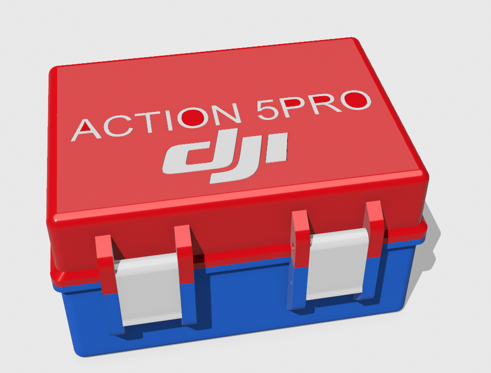 Miniatura 2 do modelo 3D 大疆ACTION5pro收纳盒