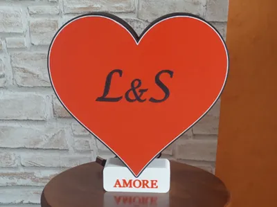 Valentine's Day Heart Lamp
