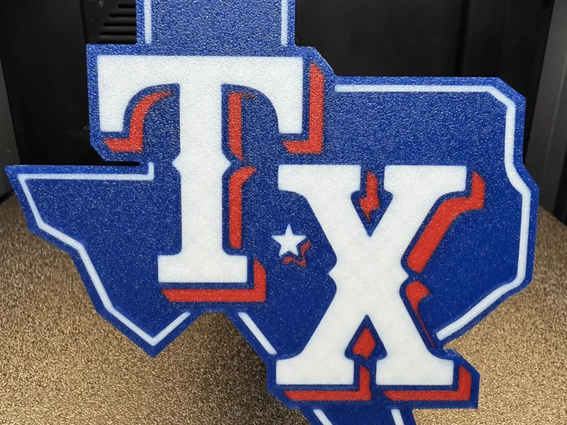 Texas Rangers TX Logo/Texas Hitch Cover
