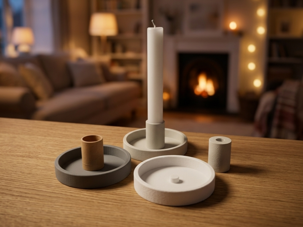 Modular Minimalist Candle Tray (Ø2cm Candle)