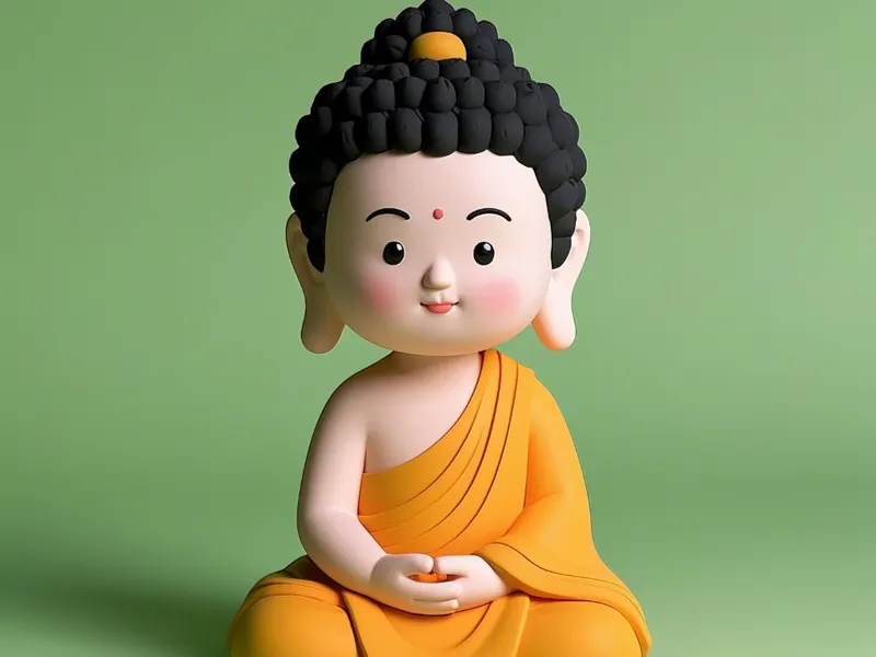 萌态小佛陀