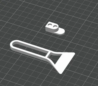 Bed Scraper with Magnetic Holder