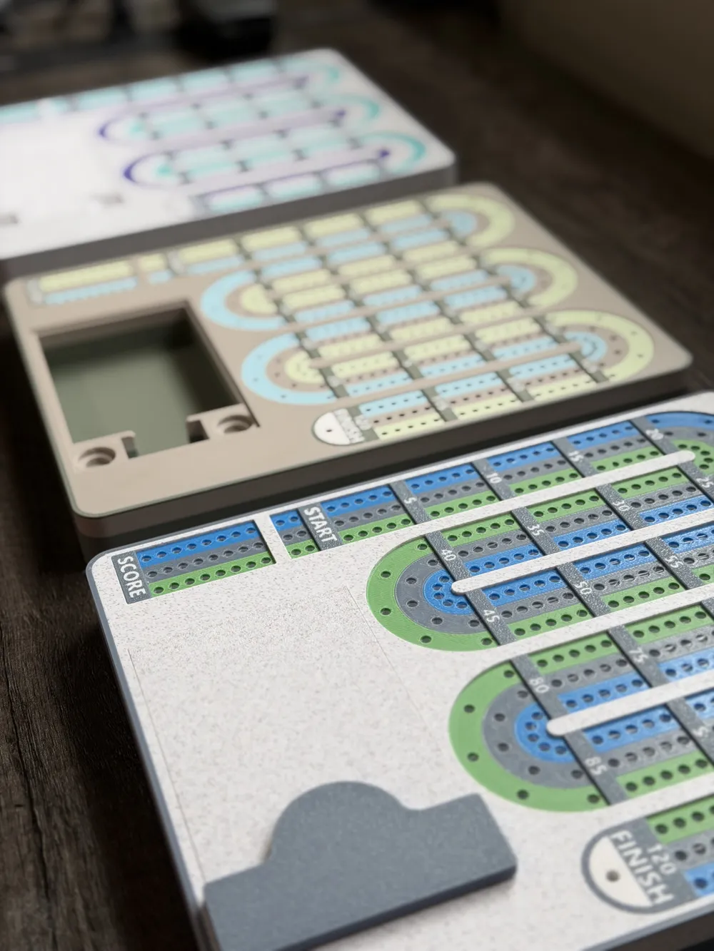 Cribbage Board With Card & Peg Storage - Free 3D Print Model - MakerWorld
