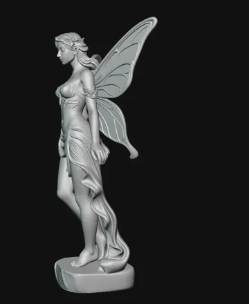 Figura decorativa: fairy statue — vista de referencia 5