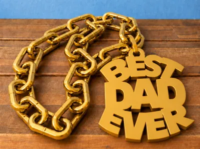 Best Dad Ever Chain Pendant