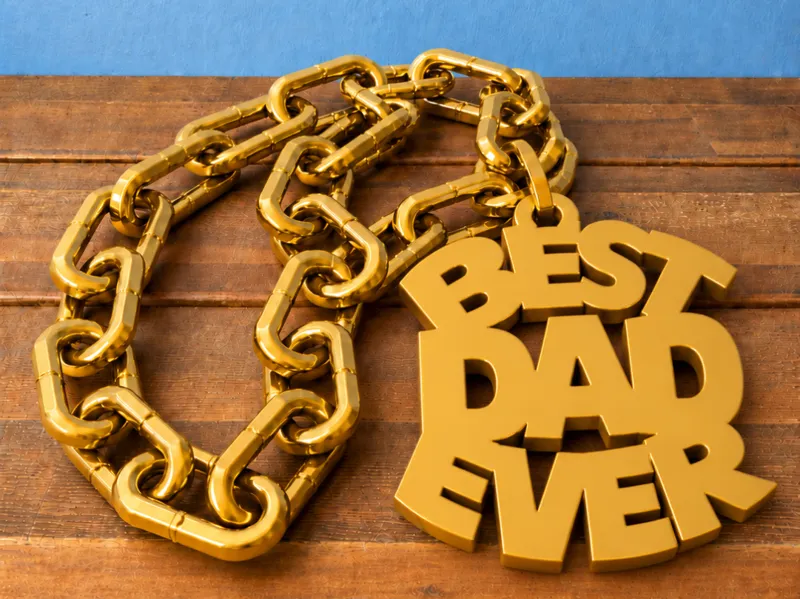 Best Dad Ever Chain Pendant