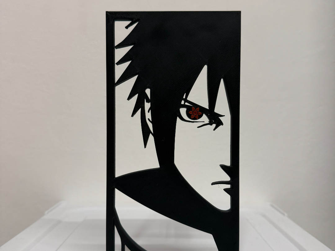 Quadretto di Sasuke con base - Naruto - Wall Art 